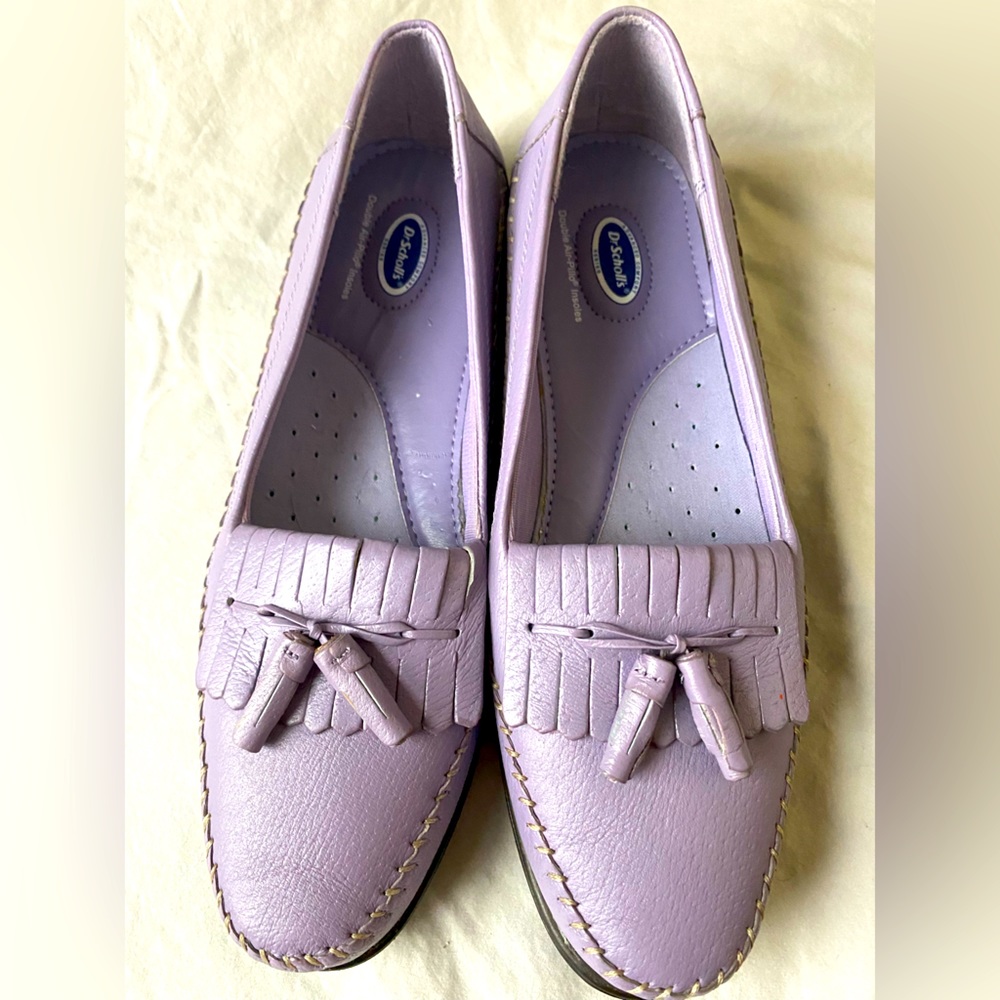 Dr. Scholl’s NEW Kiltie Tassel Moccasin Loafers Lavender Women’s Size 9 Medium
